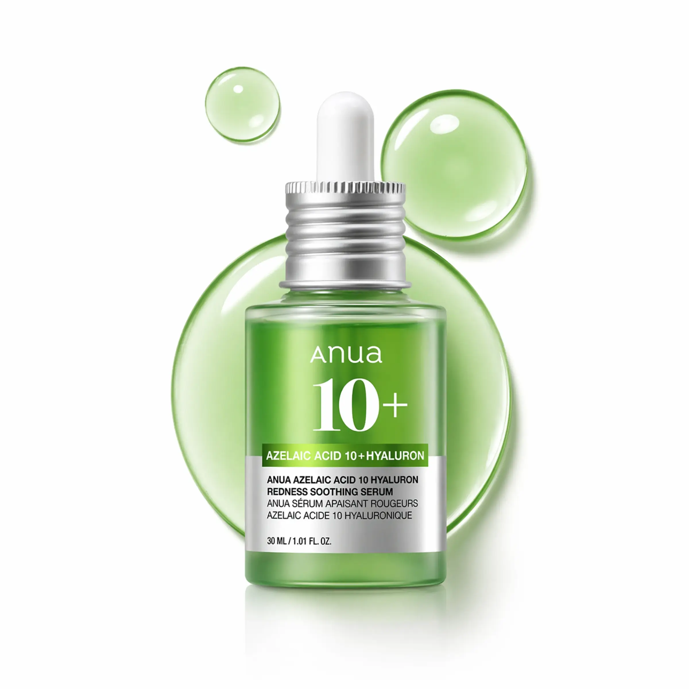 Сироватка з азелаїновою кислотою 10% ANUA Azelaic Acid 10 Hyaluron Redness Soothing Serum, 30 мл 