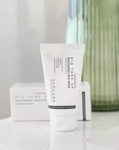 Маска для освітлення шкіри та ефекту миттєвого сяяння Usolab Bio Tone Up Whitening Mask, 50 ml 