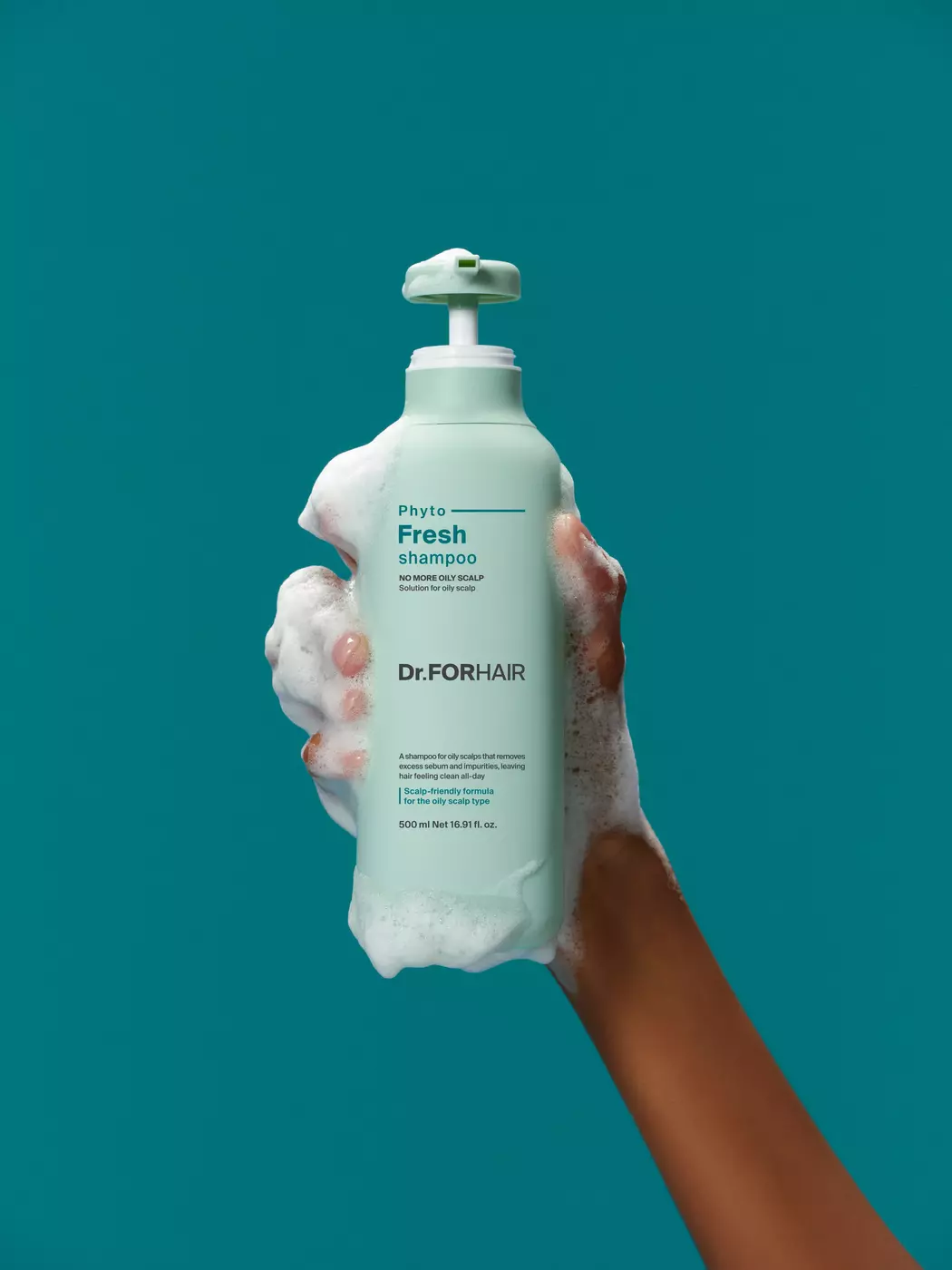 Міцелярний шампунь для жирної шкіри голови Dr.FORHAIR Phyto Fresh, 500 мл 